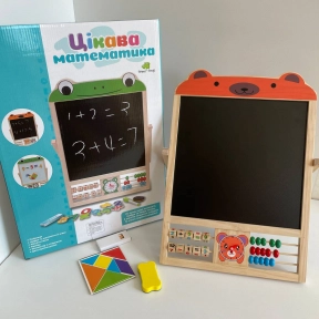 Деревянная доска знаний для рисования (магнитная, большая) MD 1028