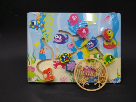 Дерев'яний лабіринт - проводилка Морські мешканці, MD 1157