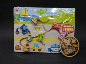 Дерев'яний лабіринт - проводилка Транспорт, MD 1157