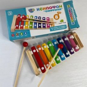 УЦЕНКА!!! Деревянная музыкальная игрушка Ксилофон MD 1163
