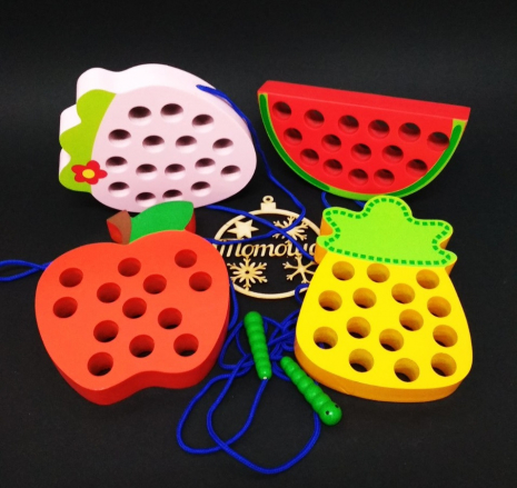 Деревянная шнуровка Фрукты / Дерев`яна шнурівка Фрукти MD 1228