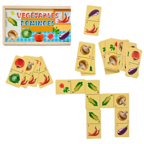 Дерев'яне дитяче доміно в пеналі MD 1357