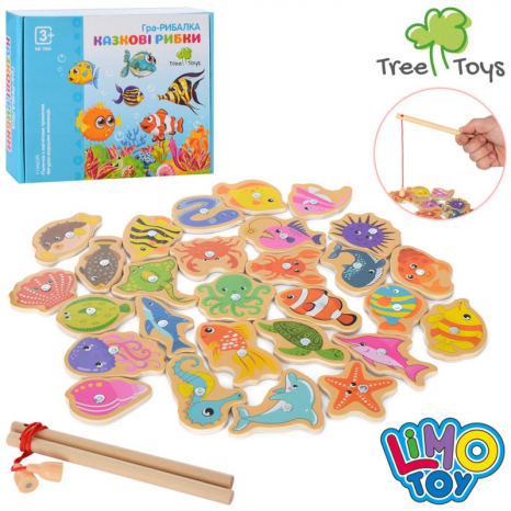 Дитяча іграшка Магнітна риболовля Казкові рибки