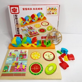 Деревянная доска многофункциональная 3 в 1, MD 1868