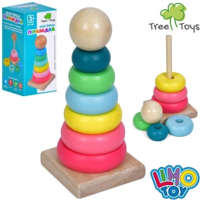 Дерев'яна іграшка Пірамідка MD 1982