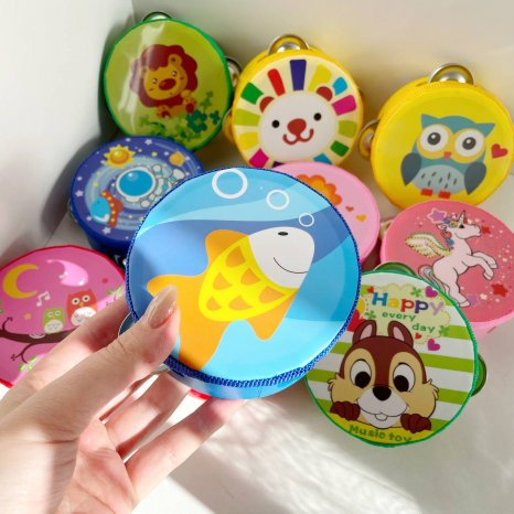 Дерев'яна іграшка Дитячий бубон (малий)