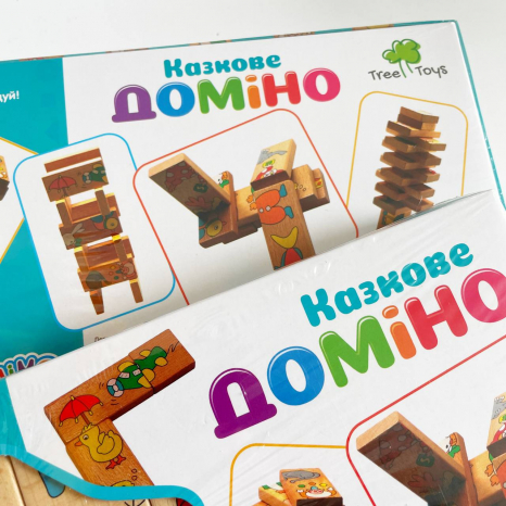 Деревянная игрушка Домино половинки Животные, MD 2146