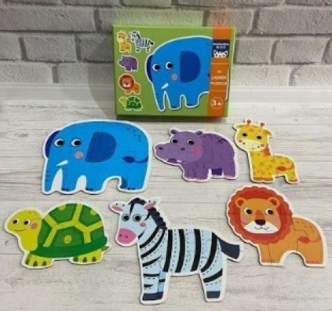 Пазли картоні 6 в 1 для малюків, MD 2167/74309