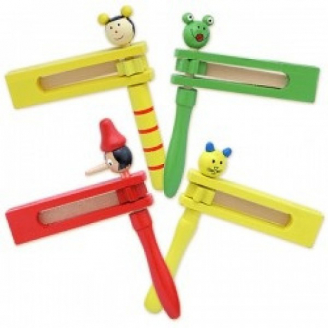 Дерев'яна музична іграшка Тріскачка