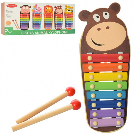 Дерев'яна іграшка Ксилофон Тварини