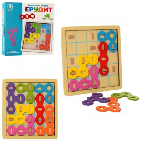 Деревяна гра - головоломка Логічний сортер Цукерочки MD 2416