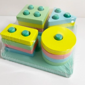 Дерев'яна іграшка Геометричний логічний сортер (Геометрика), MD 2907