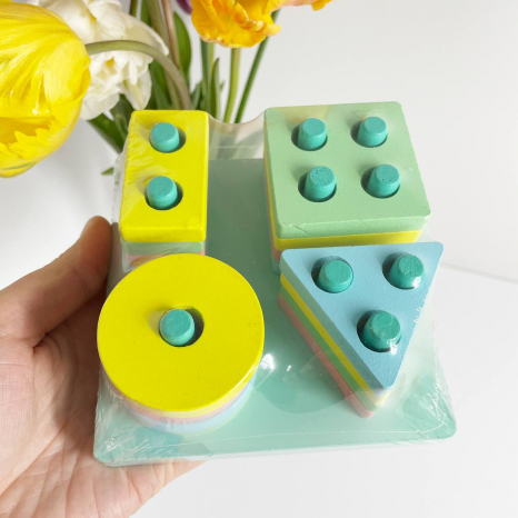 Деревянная игрушка Геометрический логический сортер (Геометрика), MD 2907