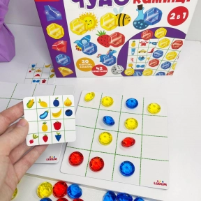 Настільна дитяча гра ЧУДО-камінці Ludum ME5032-12