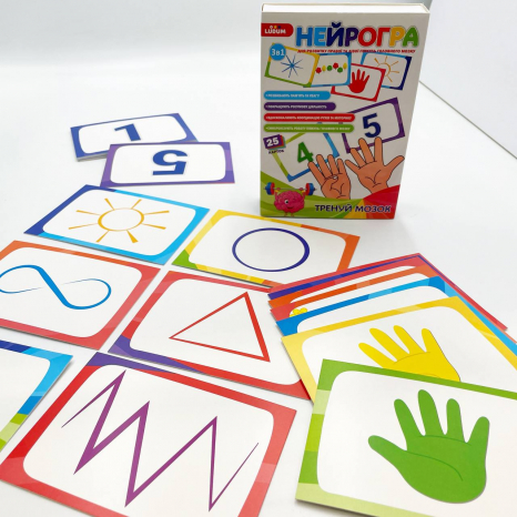 Набір розвиваючих карток Нейрогра Ludum ME5032-26
