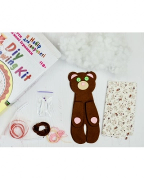 Набор для творчества "Шитье мягкой игрушки "Мишка" МИ-001