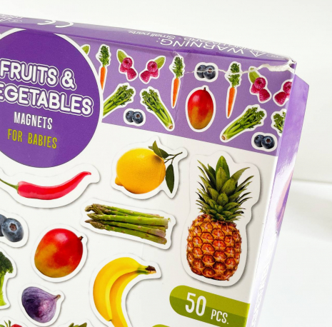 УЦІНКА !!!! Набір магнітів "Фрукти та овочі" ML4031-15 EN