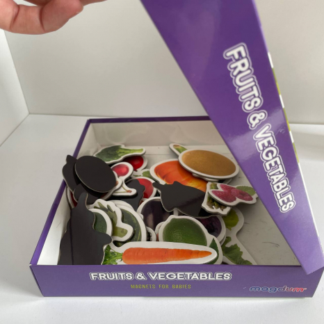 УЦІНКА !!!! Набір магнітів "Фрукти та овочі" ML4031-15 EN