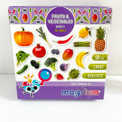 УЦІНКА !!!! Набір магнітів "Фрукти та овочі" ML4031-15 EN