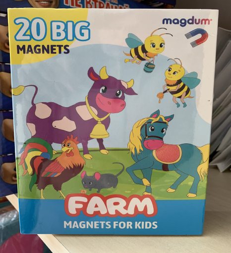 Набір магнитів  Ферма Малюнки Magdum ML4031-32 EN