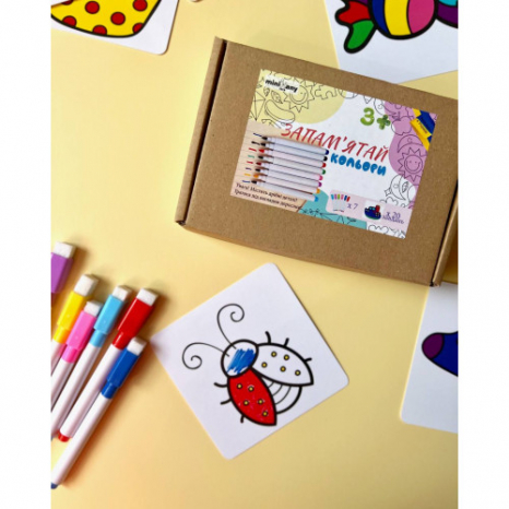 Настольная игра на развитие памяти Запомни цвета