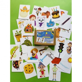 Настольная игра на развитие внимания и памяти Живые рисунки