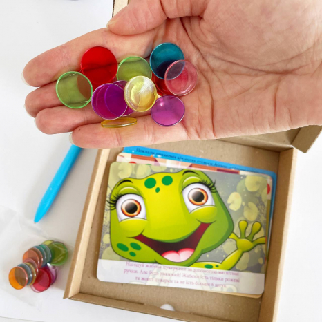 Розвиваюча навчальна гра для дошкільнят Магнітний рахунок