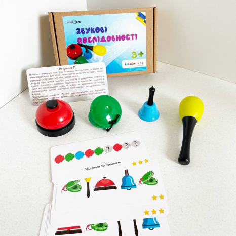 Розвиваюча гра з картками - завданнями Звукові послідовності