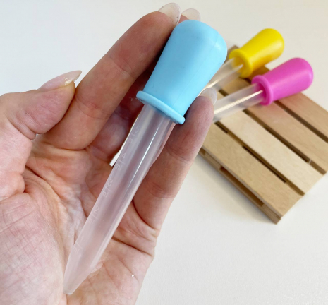 Развивающая детская тактильная пипетка 5 мл (цена за 1 шт)