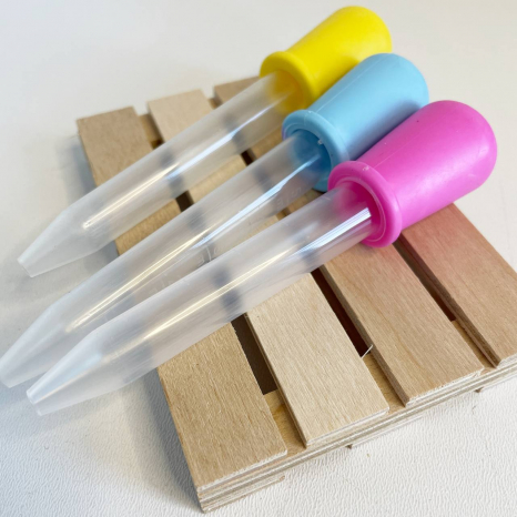 Развивающая детская тактильная пипетка 5 мл (цена за 1 шт)