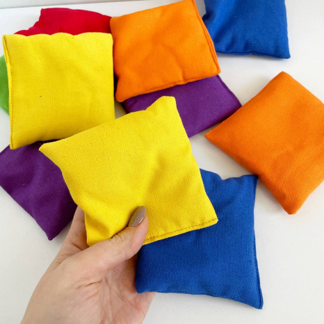 Сенсорні кінезіомішки (тактильні мішечки з піском) ціна за 1 шт