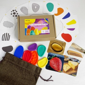 Дитяча розвиваюча гра Тактильне лото з завданнями