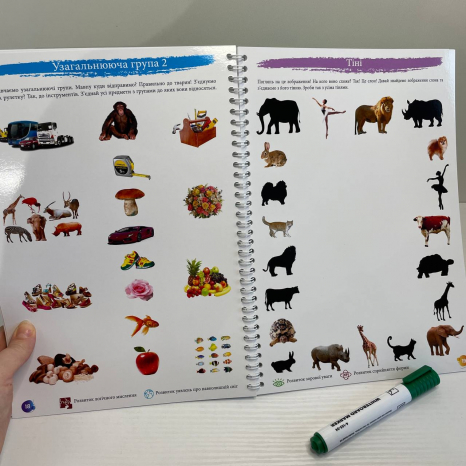 Багаторазовий зошит "Логіка та навколишній світ" для дітей 3-4 років