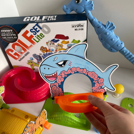 Детский игровой набор для гольфа (гольф) с животными, MR 1420