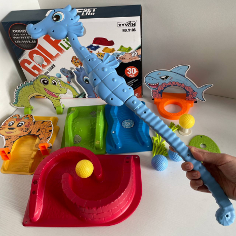 Детский игровой набор для гольфа (гольф) с животными, MR 1420