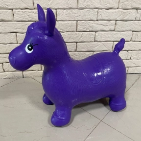 Стрибуни-конячки MS 0001 ПВХ, 6 кольорів, кул., 28-25-9 см