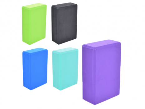 Блок для йоги EVA, толщина – 8 см, 120 грамм, (цена за 1 блок), MS 0858-11