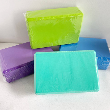 Блок для йоги EVA, толщина – 8 см, 120 грамм, (цена за 1 блок), MS 0858-11