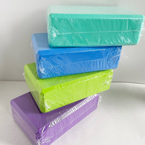 Блок для йоги EVA, толщина – 8 см, 120 грамм, (цена за 1 блок), MS 0858-11