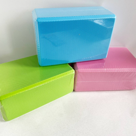 Блок для йоги EVA, толщина – 10 см, 150-180 грамм, (цена за 1 блок), MS 0858-15