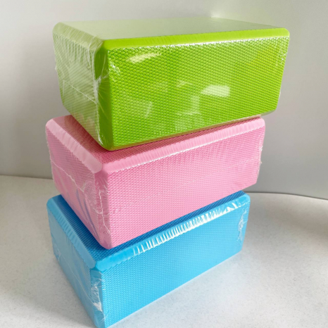 Блок для йоги EVA, толщина – 10 см, 150-180 грамм, (цена за 1 блок), MS 0858-15