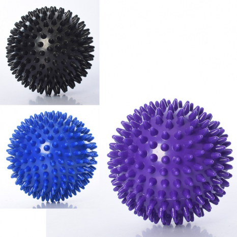 Мяч массажный пластиковый (твёрдый) 9 см, MS 2096-2