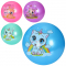 М'яч дитячий MS 3510 9 дюймів, малюнок, 60 г., 4 кольори, 3 види (тварини)