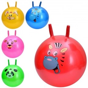 М'яч для фітнесу MS 4302 з ріжками, 350г, 5 кольорів/мікс видів