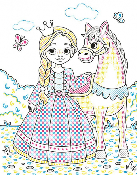 Водна розфарбовка Пензлик і вода : Лицарська доба N2048001У