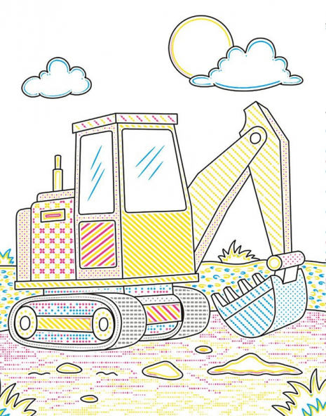 Водна розфарбовка Пензлик і вода : Бригада будівна N2048002У