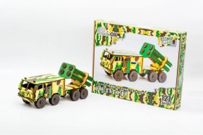 Дерев'яний 3D конструктор "Нептун" (127дет), PuzzleOK