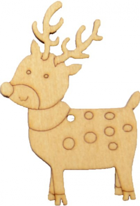 Набор для творчества новогодний "Роспись акриловыми красками "Новогодние игрушки-олень и пингвин" НГ