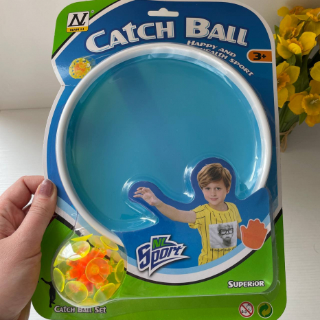 Гра пастка  з м'ячиком,  діаметр 7" планш.  NL-03H