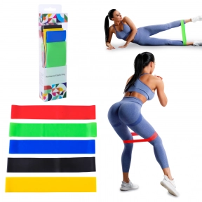 Набор лент - эспандеров (5 лент - эспандеров разной еластичности), PB25113